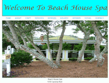 Tablet Screenshot of beachhousespa.net